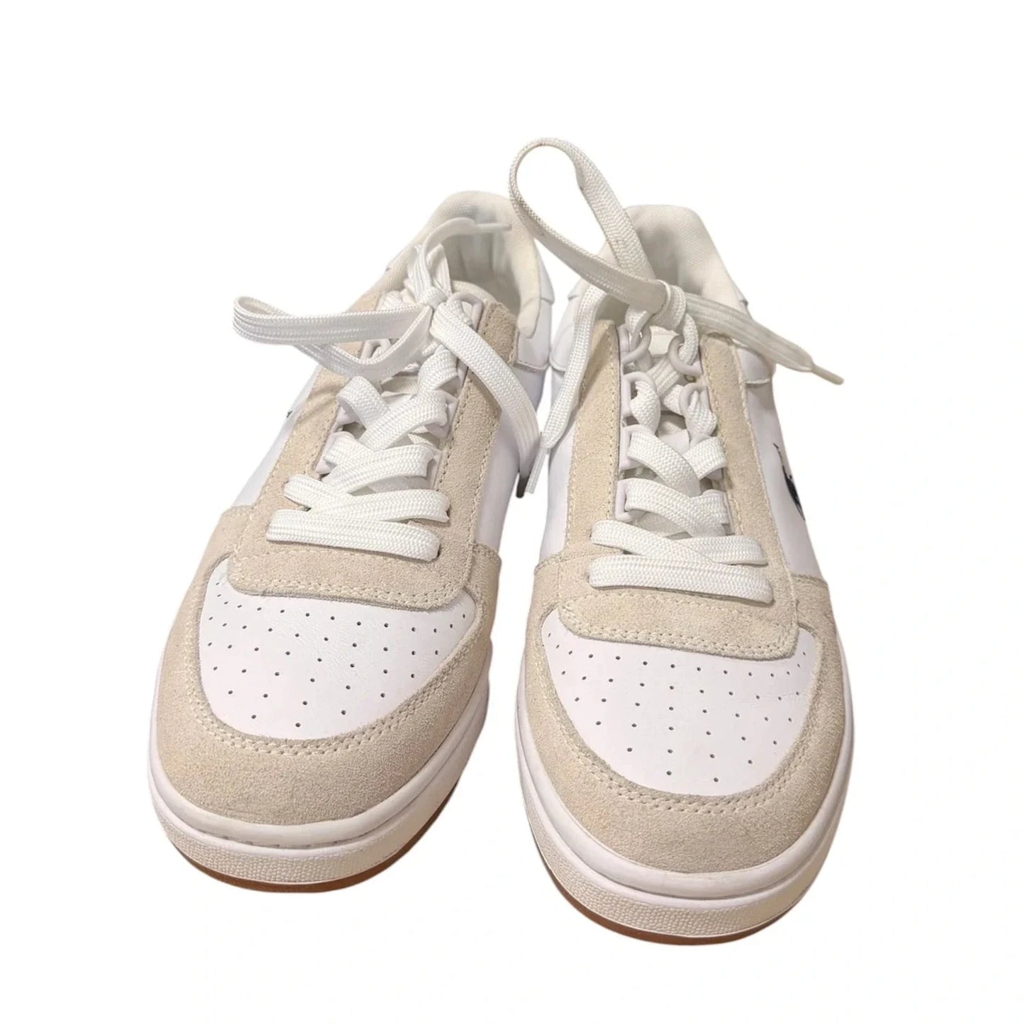 Shoes Athletic By Polo Ralph Lauren In Tan & White, Size: 7.5