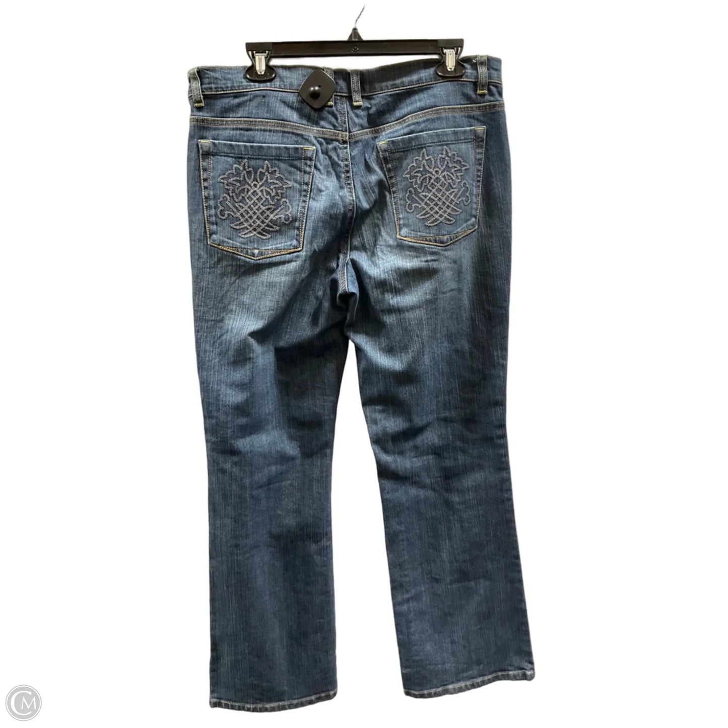 Jeans Wide Leg By Axcess In Blue Denim, Size: 12