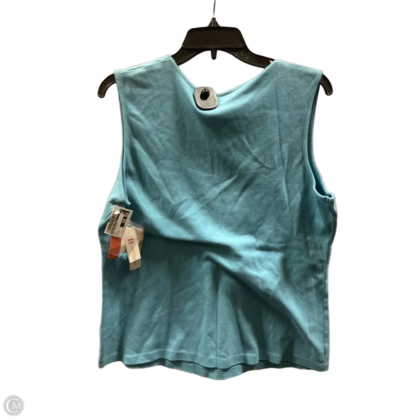 Top Sleeveless By Croft And Barrow In Teal, Size: Xl