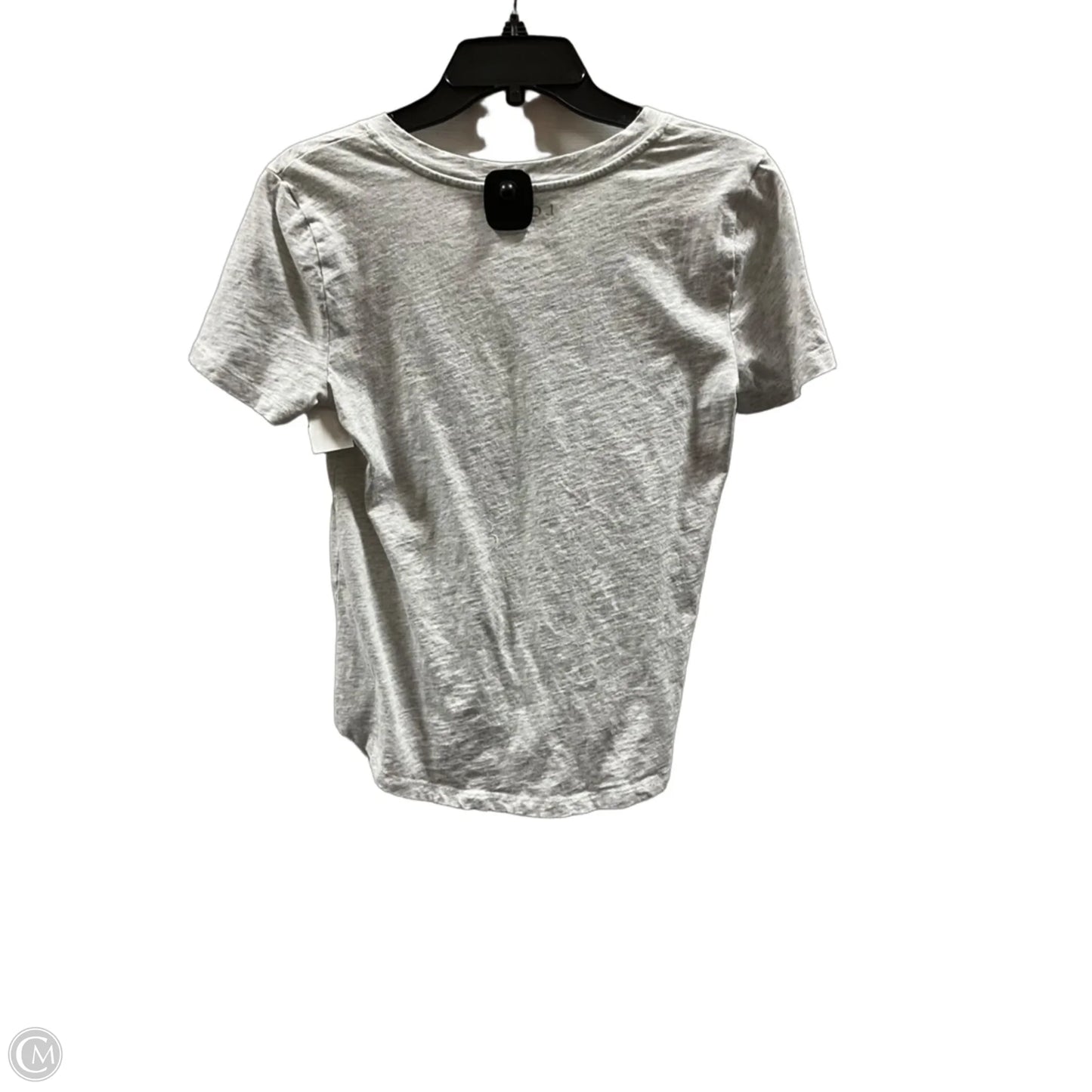 Top Short Sleeve Basic By Loft In Grey, Size: S