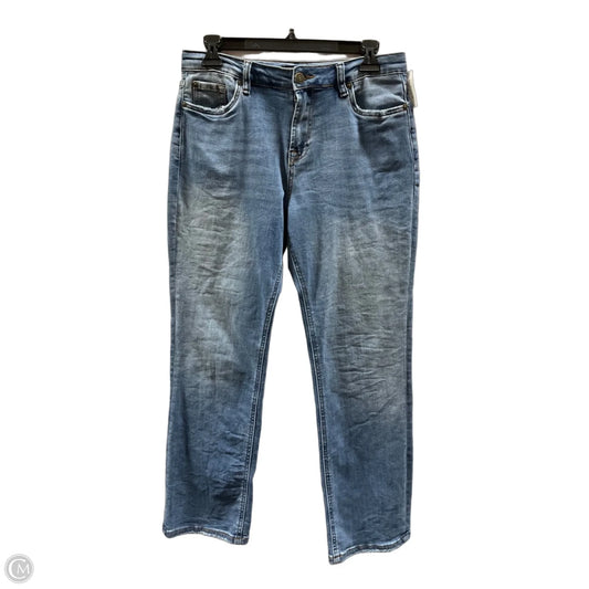 Jeans Boot Cut By 7 For All Mankind In Blue Denim, Size: 14