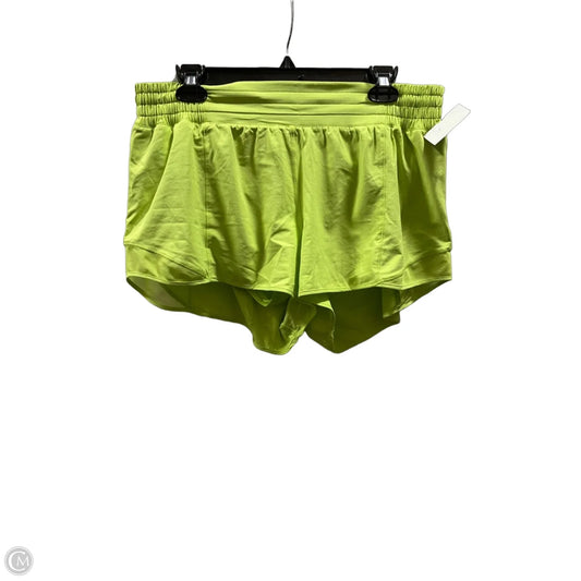 Athletic Shorts By Lululemon In Green, Size: L