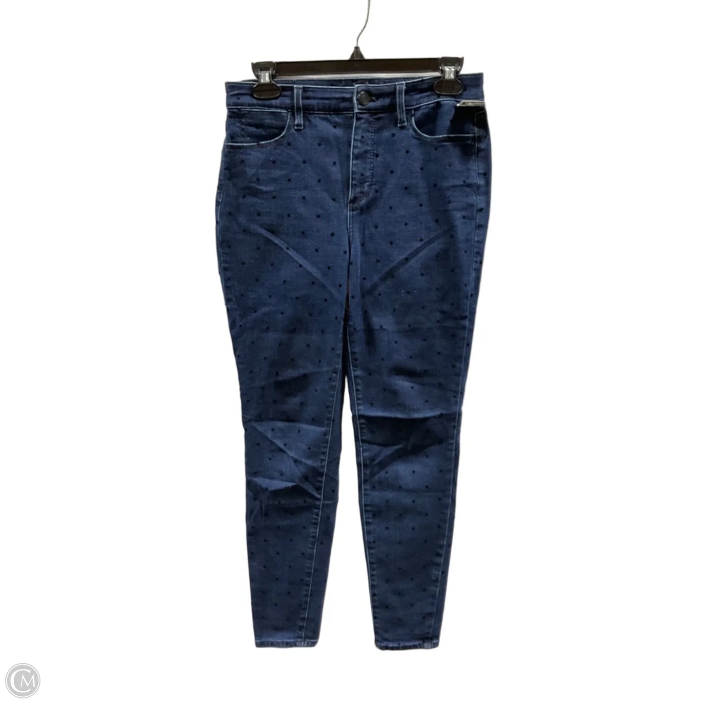 Jeans Jeggings By Talbots In Black & Blue, Size: 4