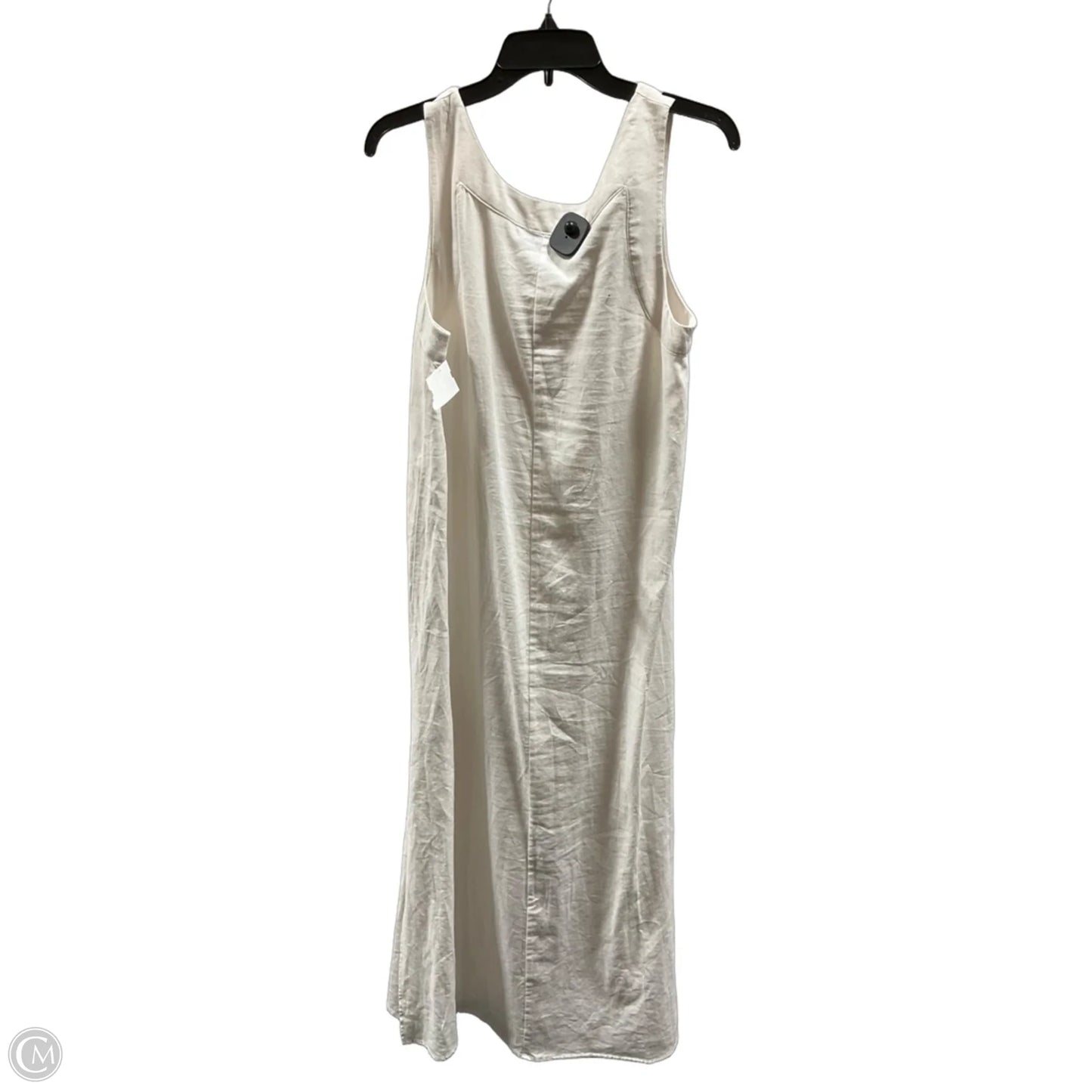 Dress Casual Maxi By Dkny In White, Size: M