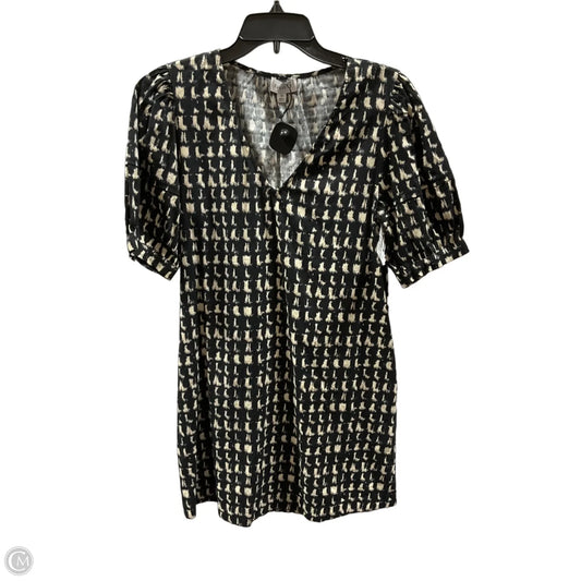 Dress Casual Midi By Everlane In Black & Cream, Size: Xs