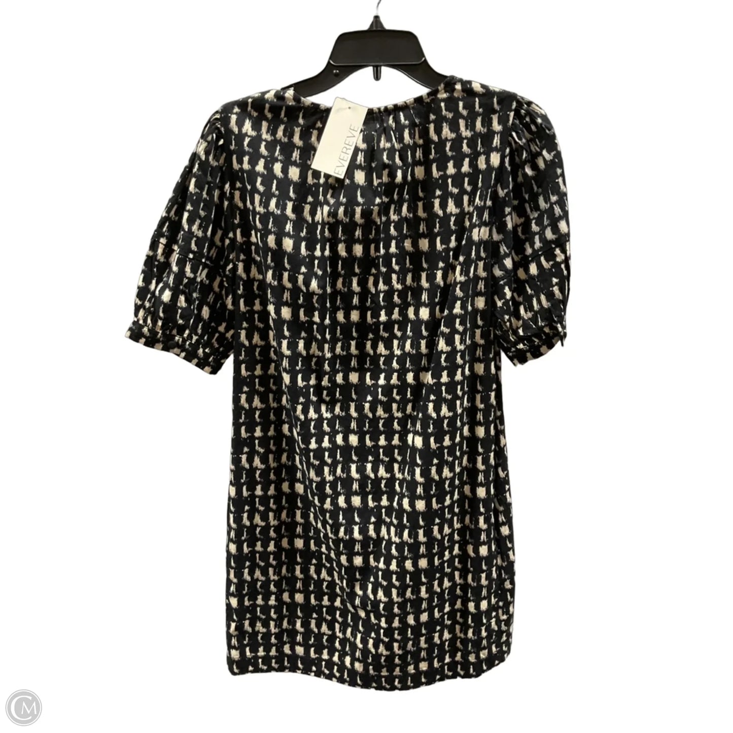 Dress Casual Midi By Everlane In Black & Cream, Size: Xs