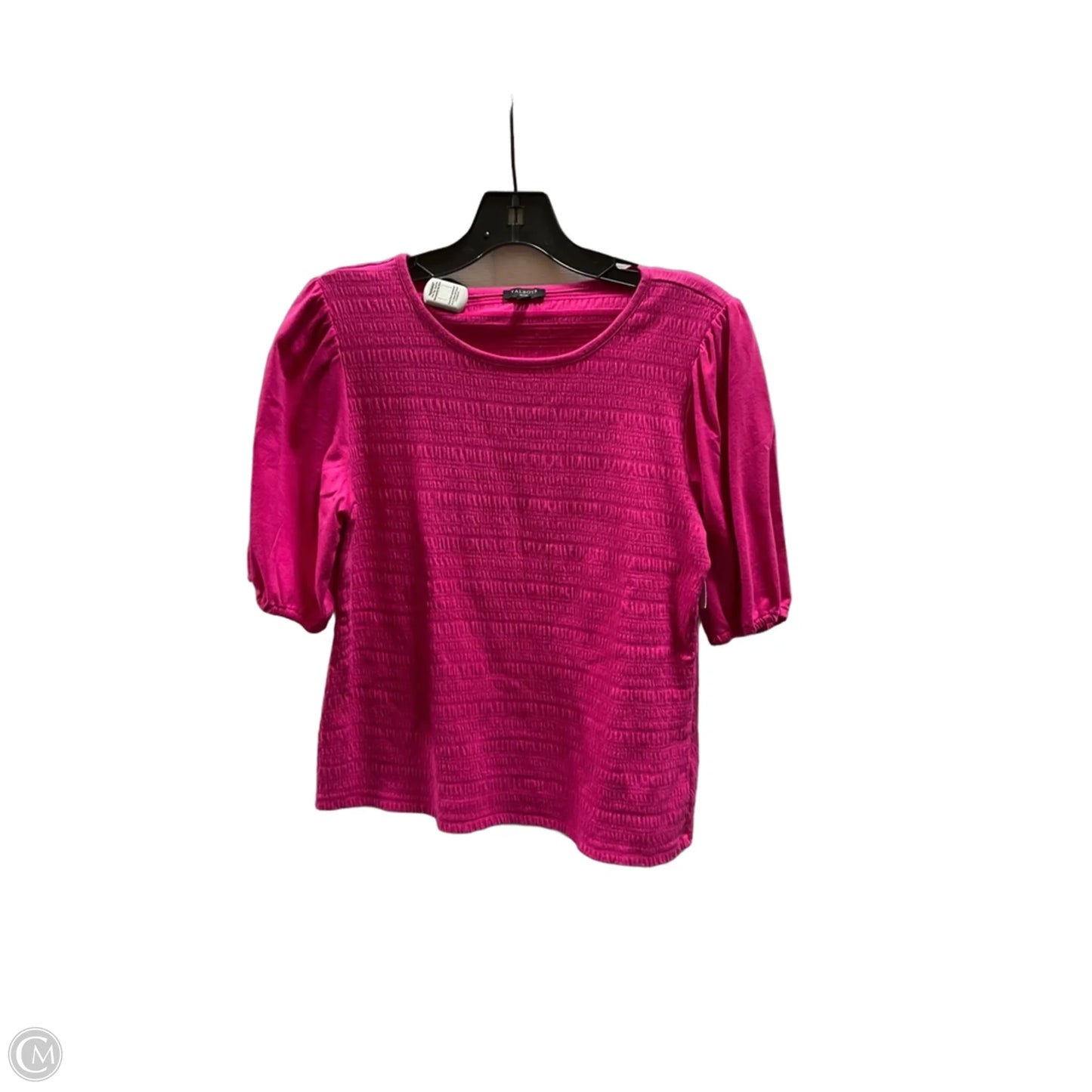 Top Short Sleeve By Talbots In Pink, Size: Mp