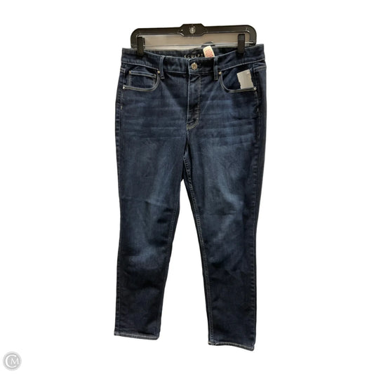 Jeans Straight By White House Black Market In Blue Denim, Size: 10p