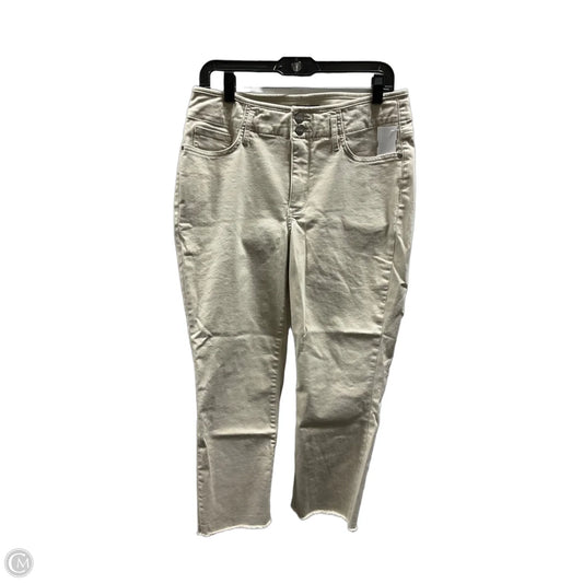 Jeans Straight By Not Your Daughters Jeans In Tan Denim, Size: 10