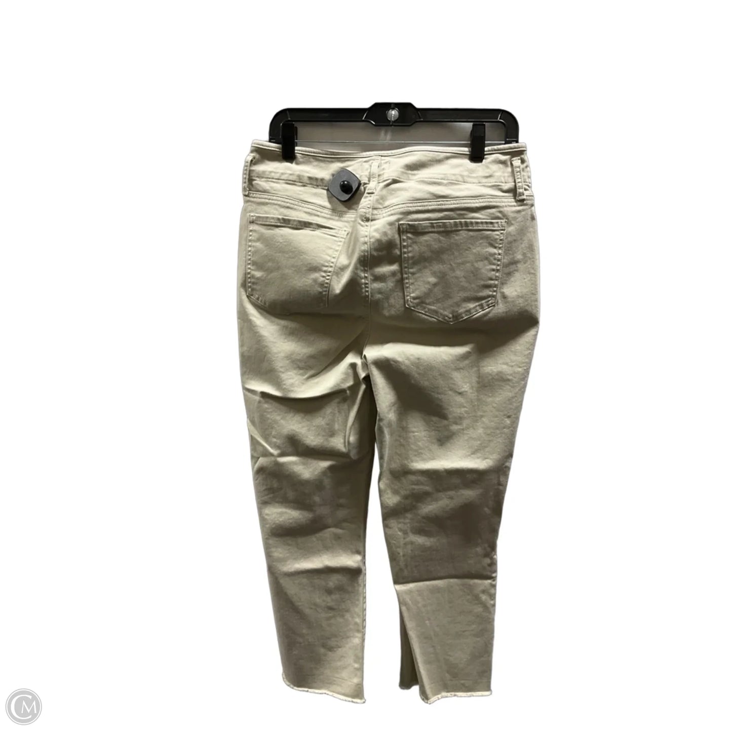 Jeans Straight By Not Your Daughters Jeans In Tan Denim, Size: 10