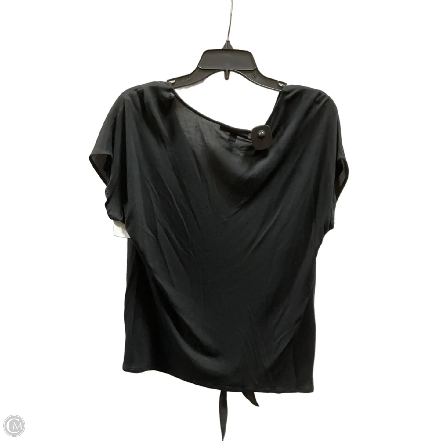 Top Short Sleeve By Inc In Black, Size: M