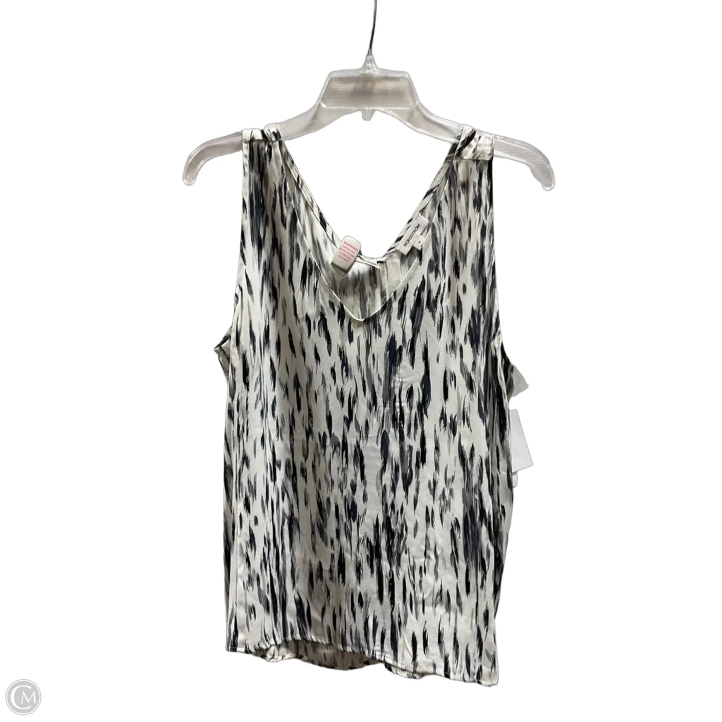 Top Sleeveless By Nordstrom In Black & White, Size: M