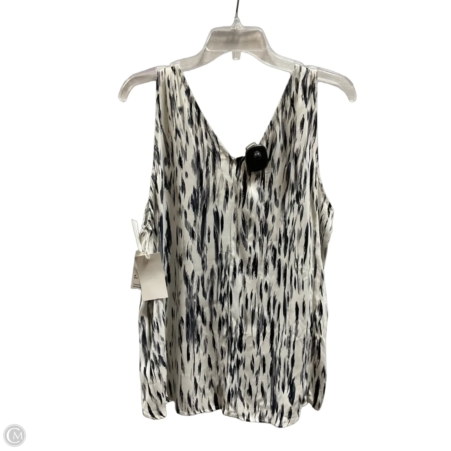 Top Sleeveless By Nordstrom In Black & White, Size: M