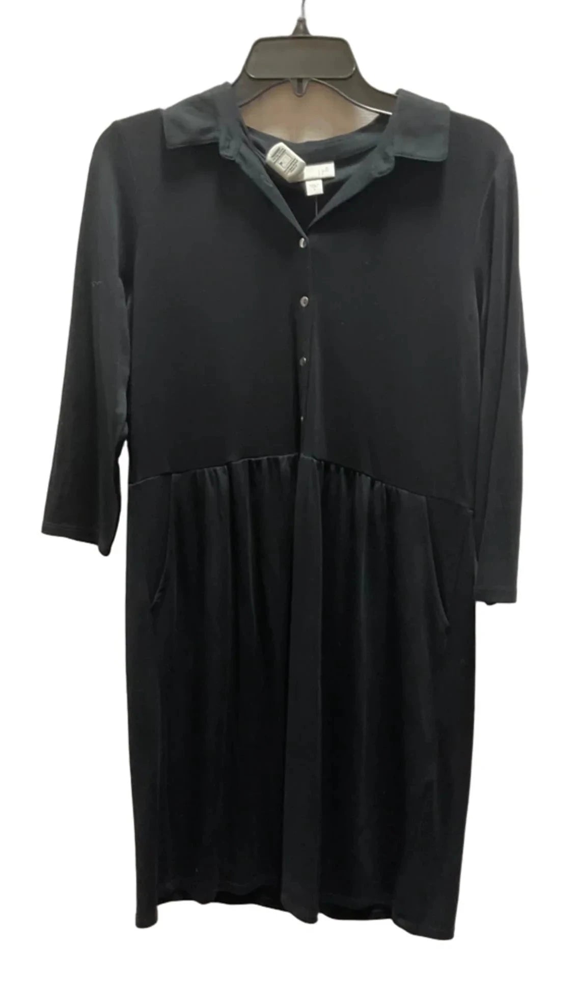 Blouse Long Sleeve By J. Jill In Black, Size: S