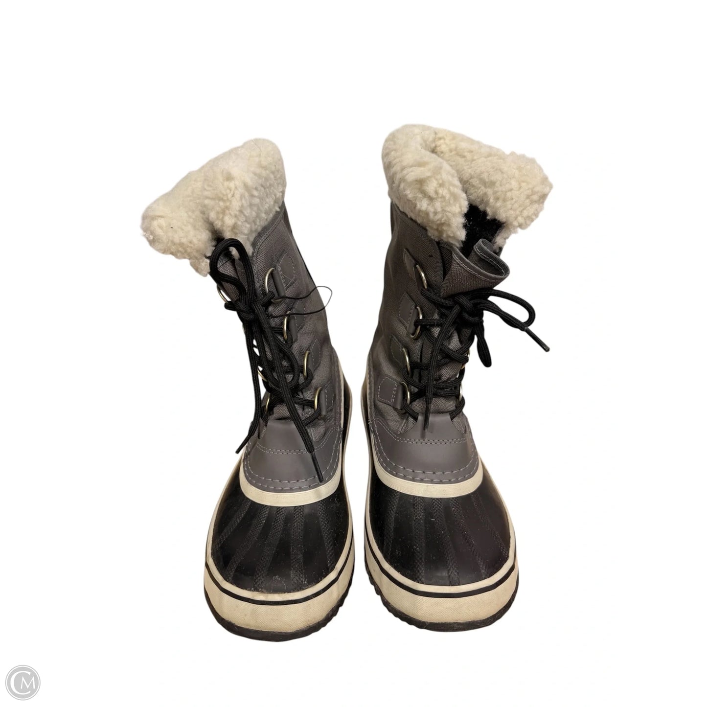 Boots Snow By Sorel In Black & Grey, Size: 8