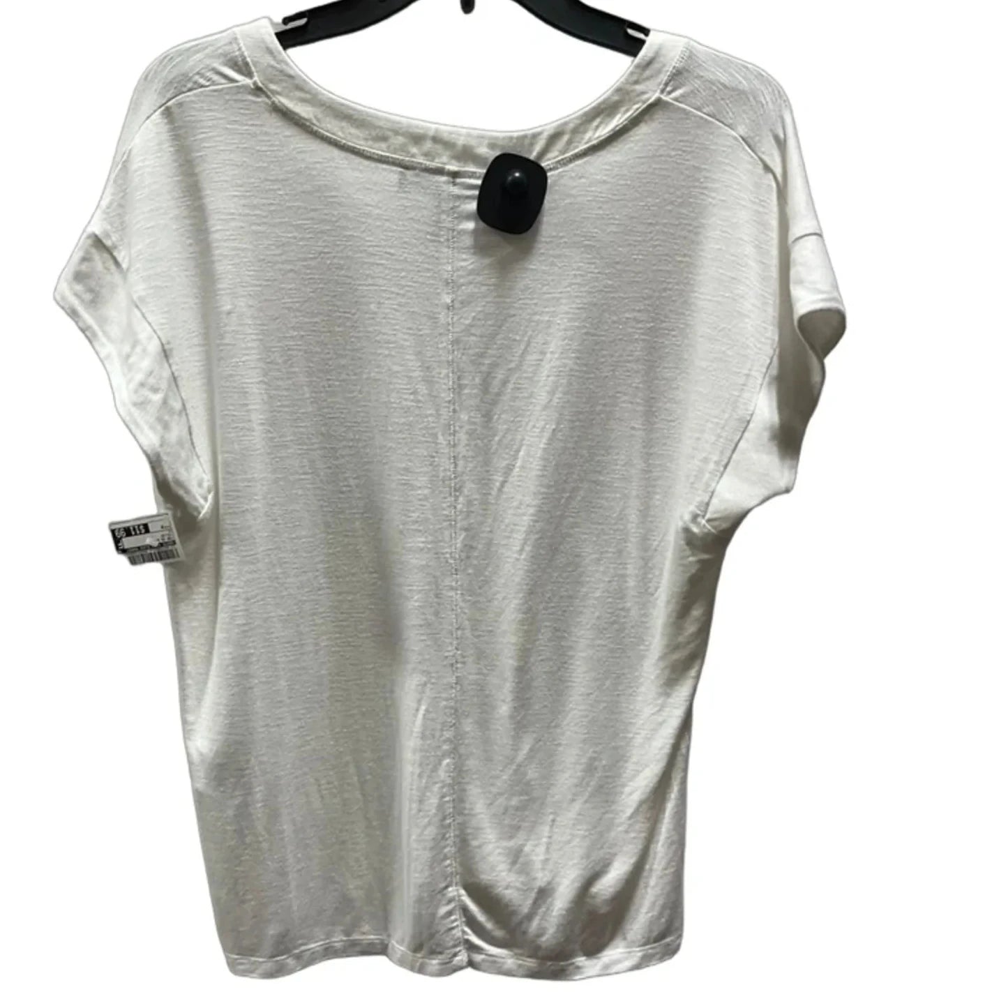 Top Short Sleeve Basic By White House Black Market In Yellow, Size: M