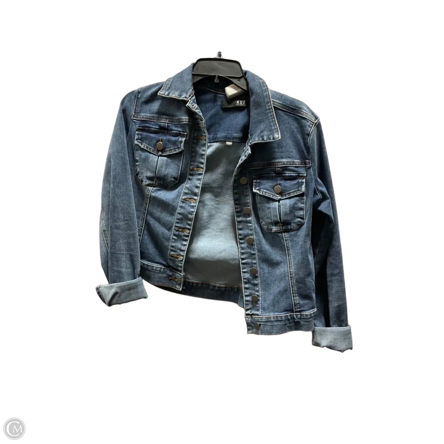 Jacket Denim By Kut In Blue Denim, Size: S