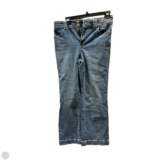 Jeans Flared By Talbots In Blue Denim, Size: 4p