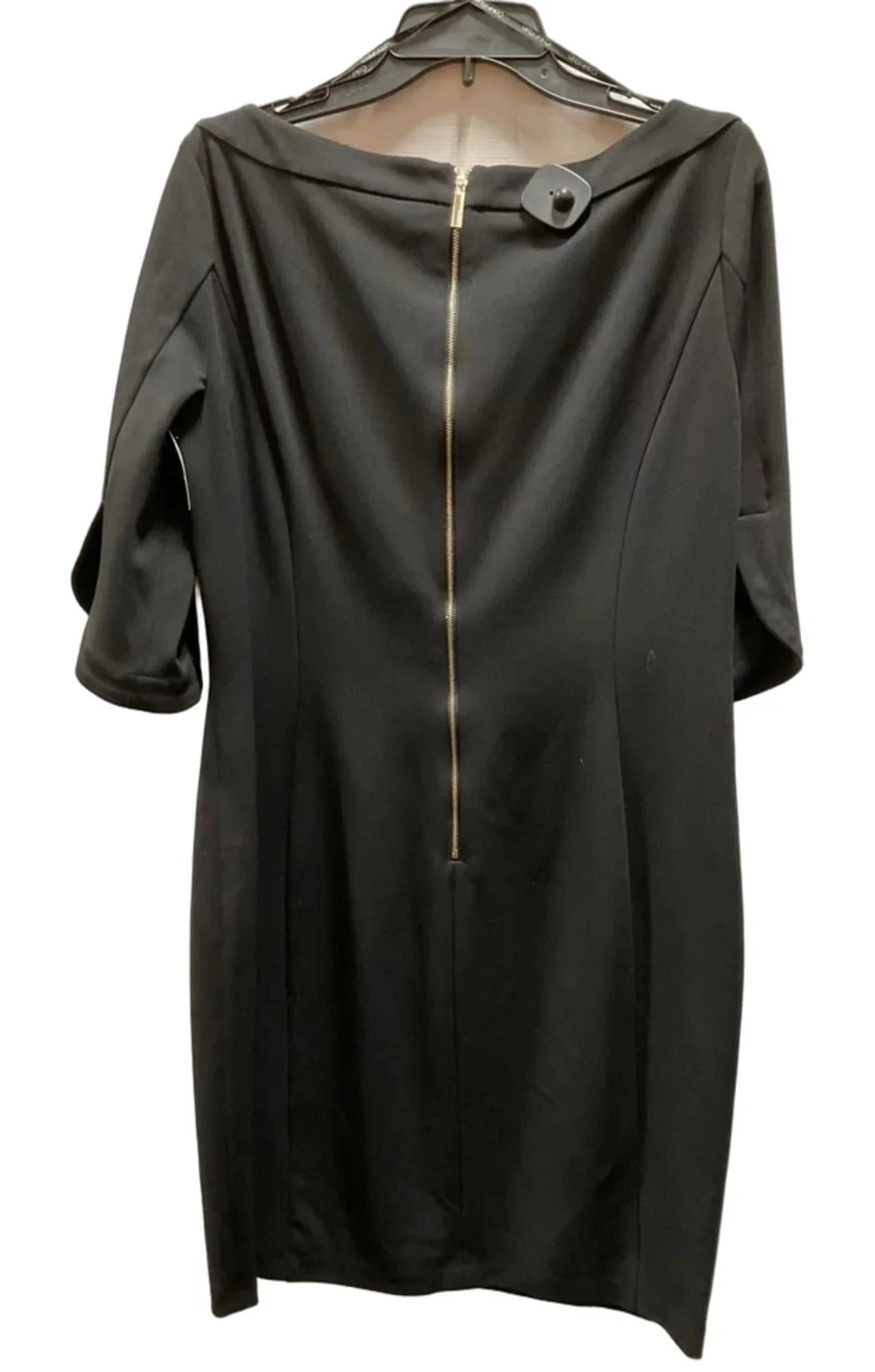Dress Casual Midi By Calvin Klein In Black, Size: Xl