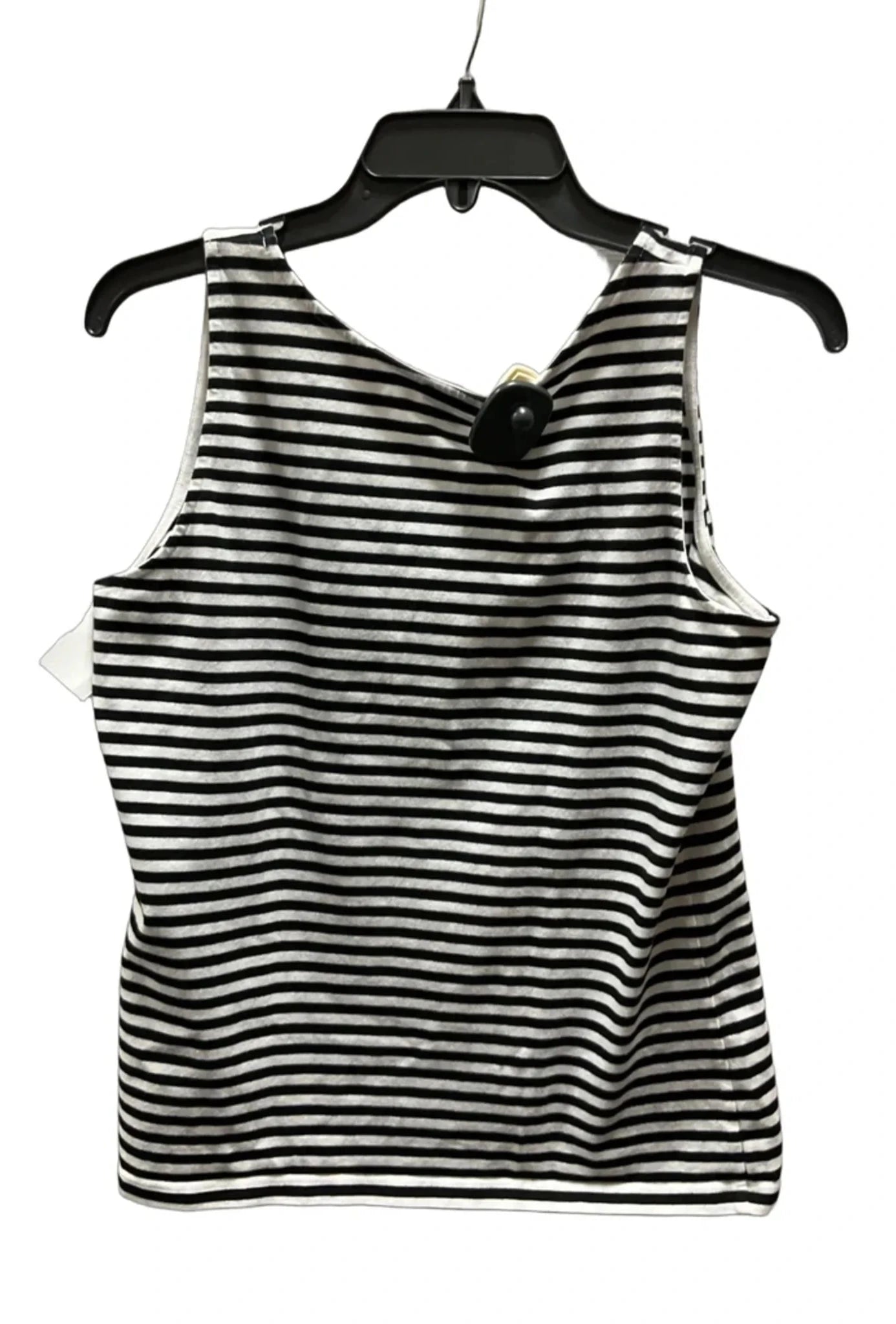 Top Sleeveless Basic By Talbots In Striped Pattern, Size: L