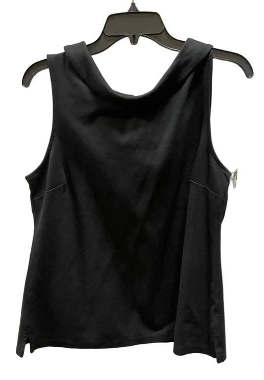 Top Sleeveless By Talbots In Black, Size: L