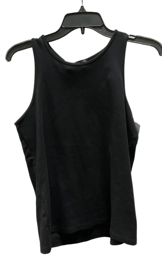 Top Sleeveless Basic By Ann Taylor In Black, Size: L
