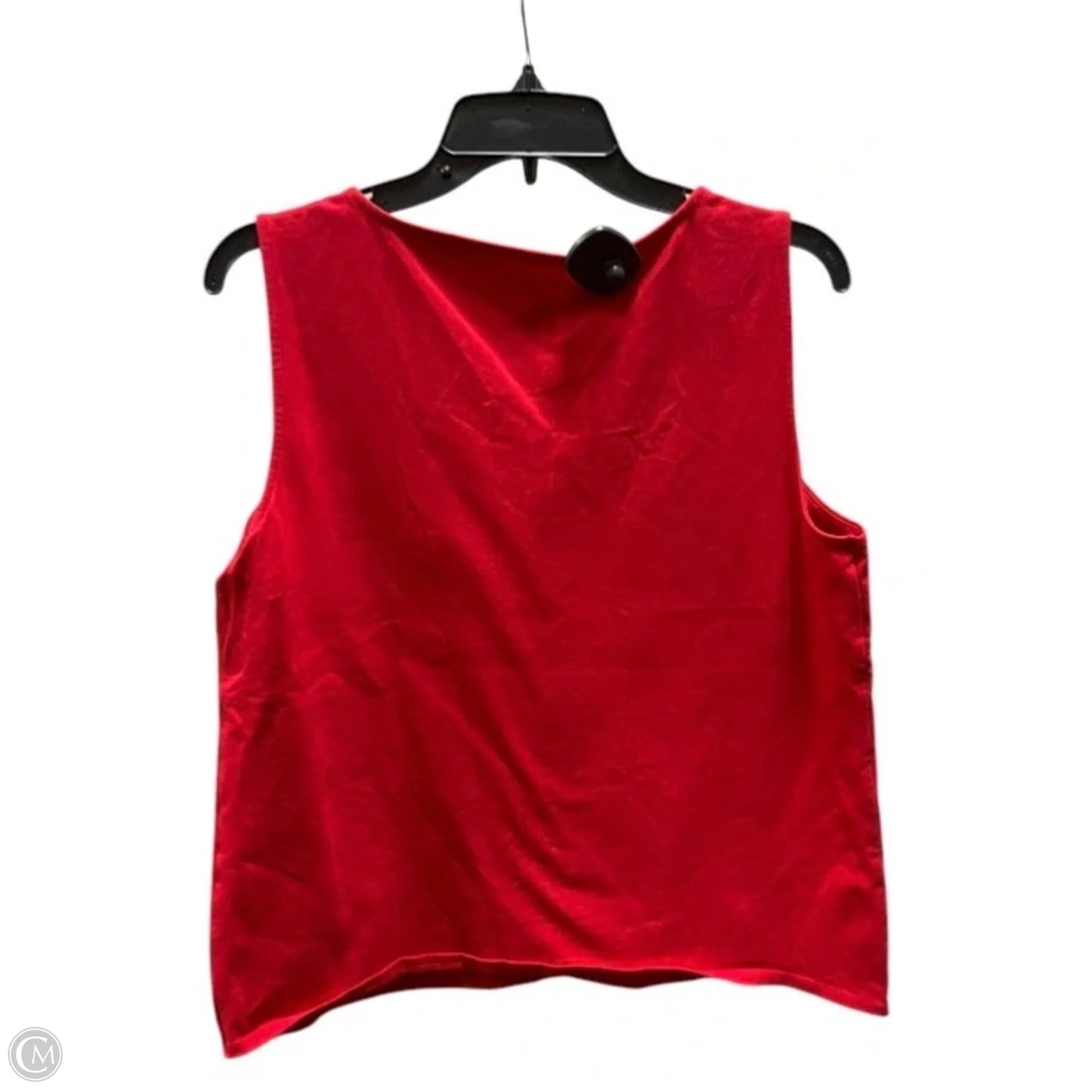 Top Sleeveless Basic By Chicos In Red, Size: L