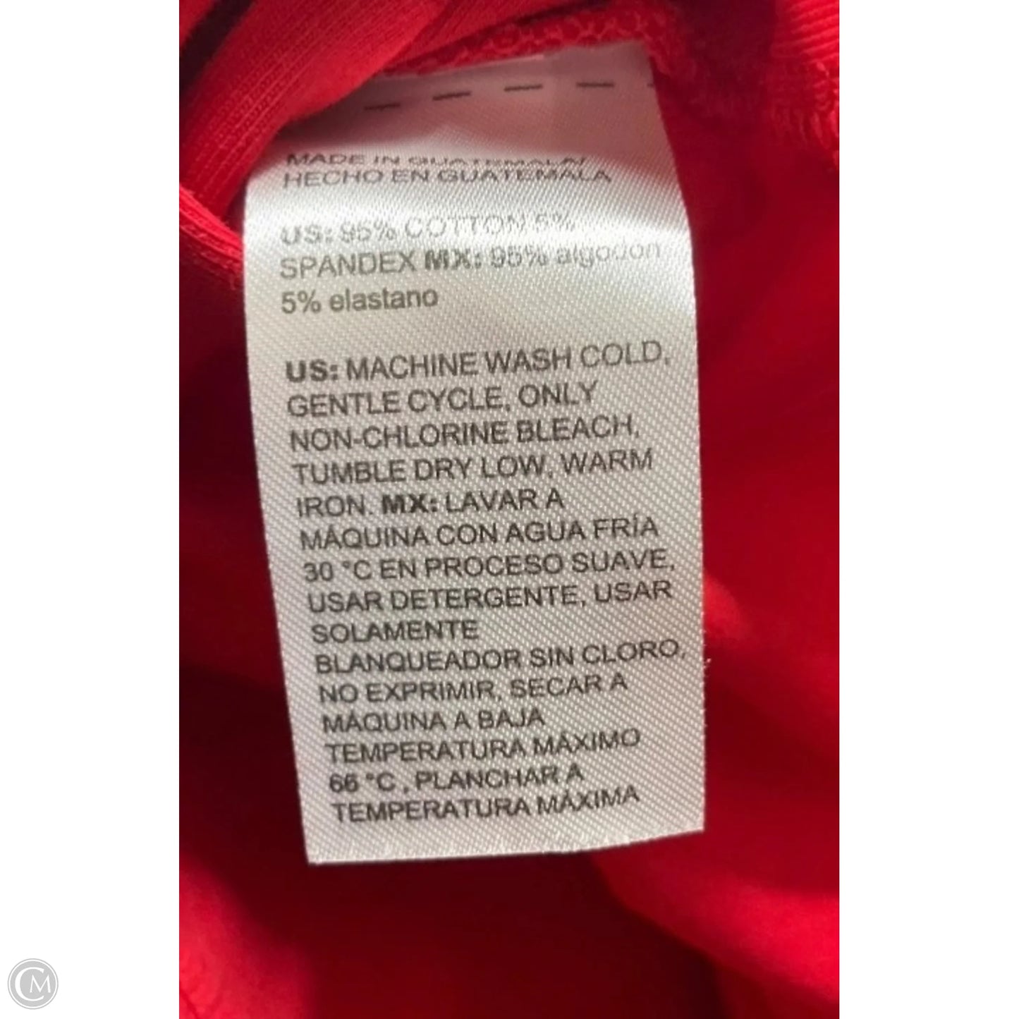 Top Sleeveless Basic By Chicos In Red, Size: L