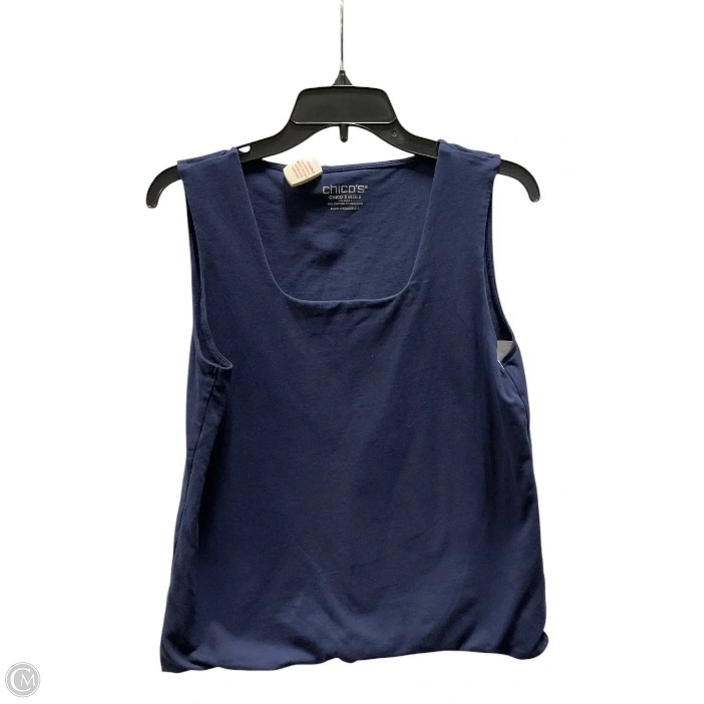Top Sleeveless Basic By Chicos In Navy, Size: L