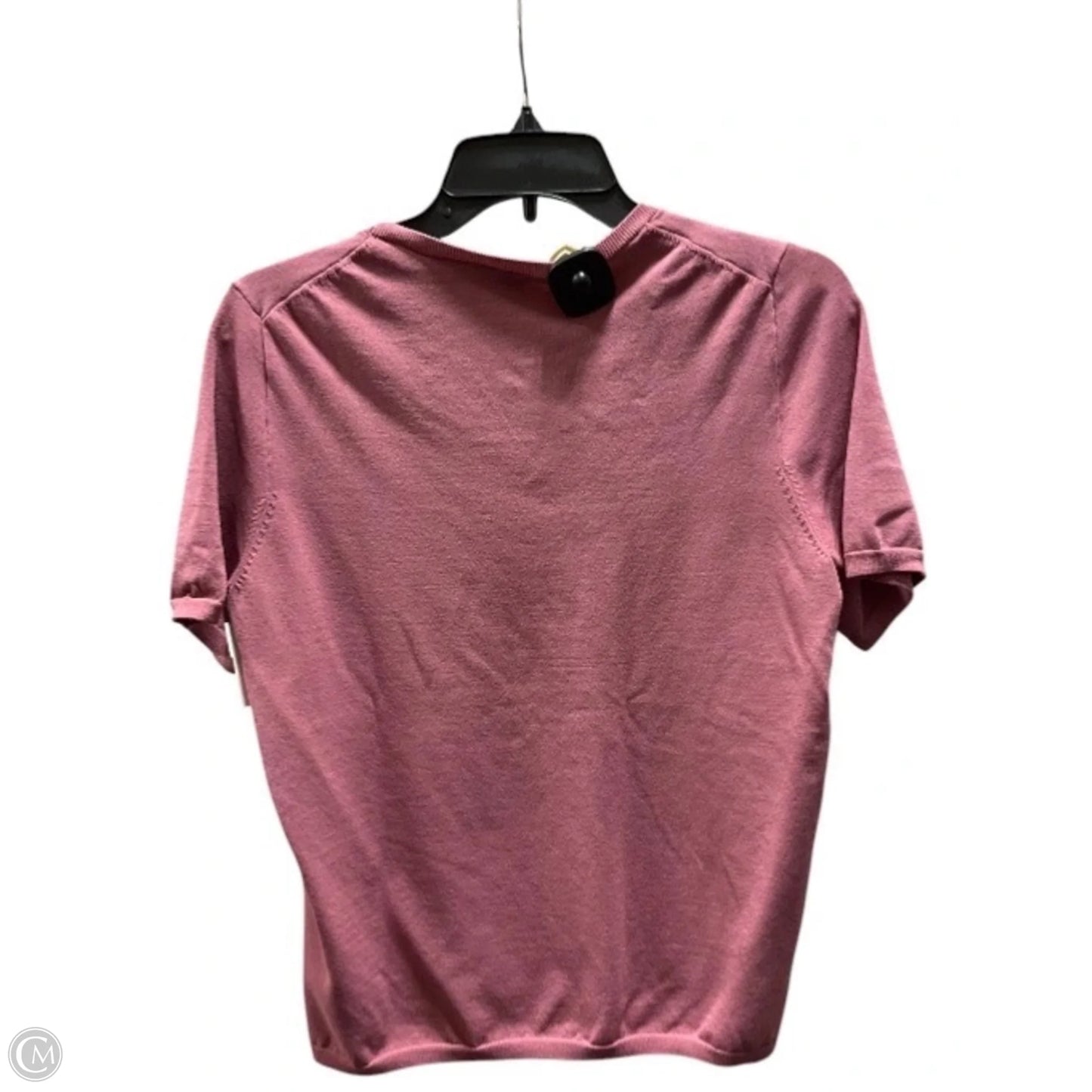 Top Short Sleeve By Ann Taylor In Pink, Size: Xl