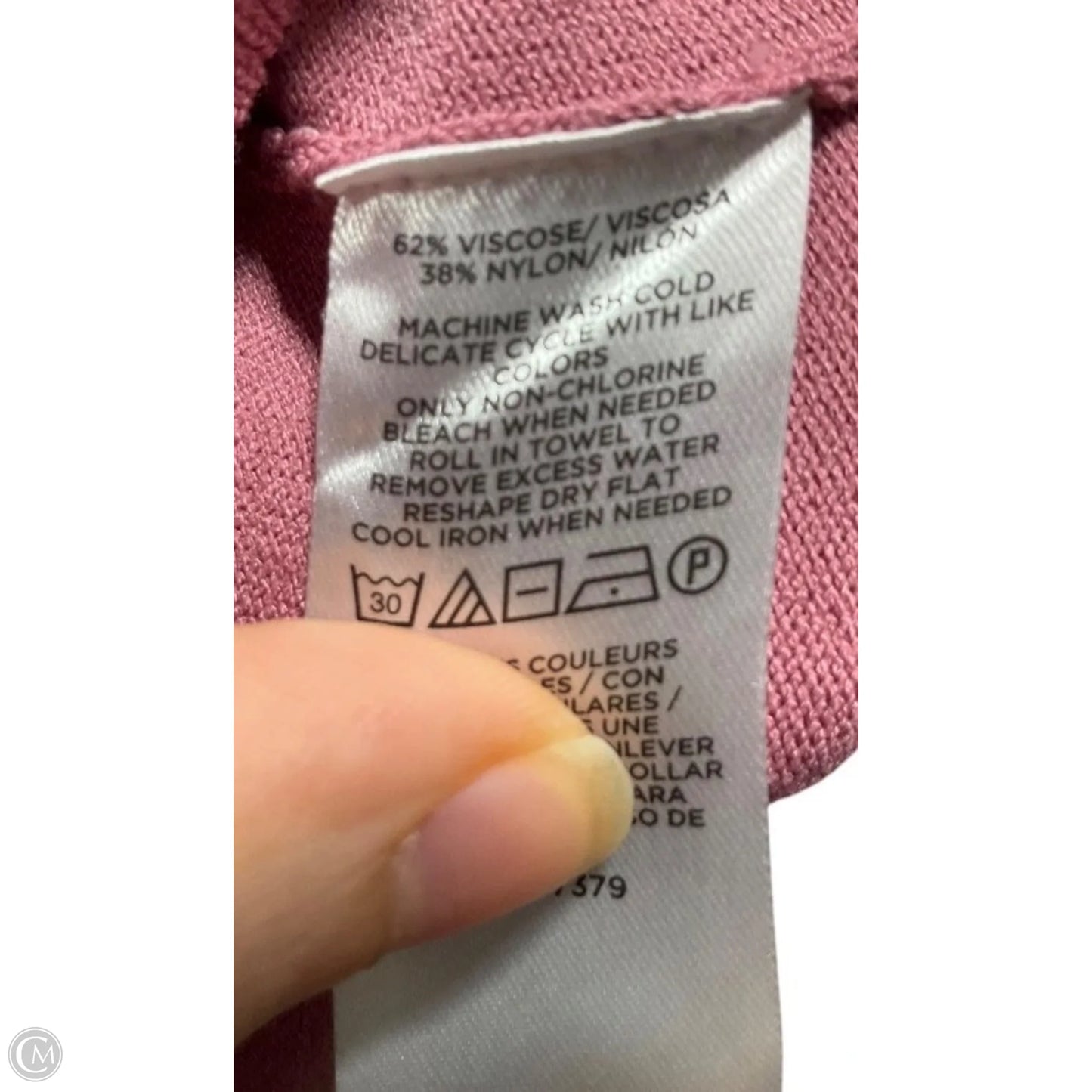 Top Short Sleeve By Ann Taylor In Pink, Size: Xl