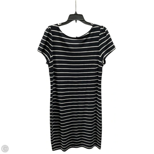 Dress Casual Midi By Ann Taylor In Striped Pattern, Size: Xl