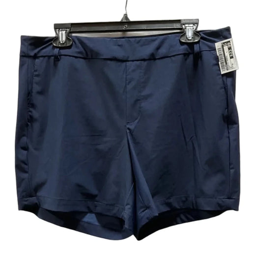 Athletic Shorts By Spanx In Navy, Size: Xl