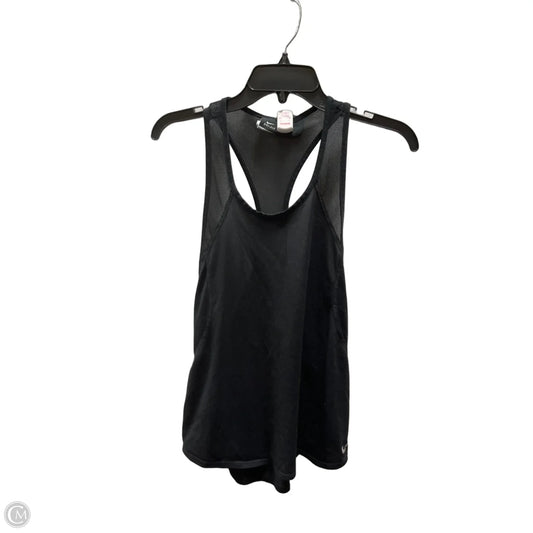 Athletic Tank Top By Nike In Black, Size: M