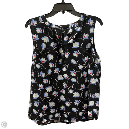 Top Sleeveless By Talbots In Floral Print, Size: Lp