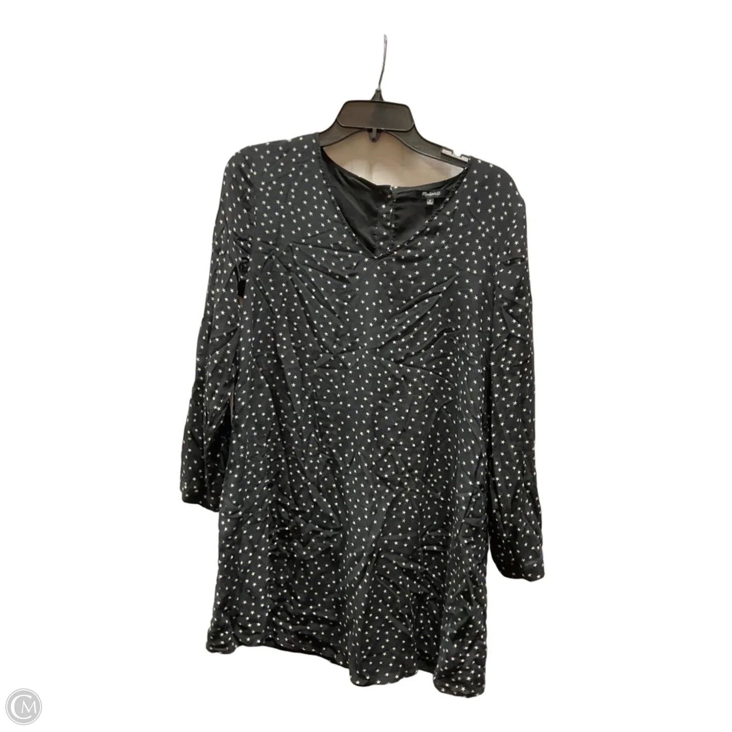Dress Casual Midi By Madewell In Black & White, Size: M