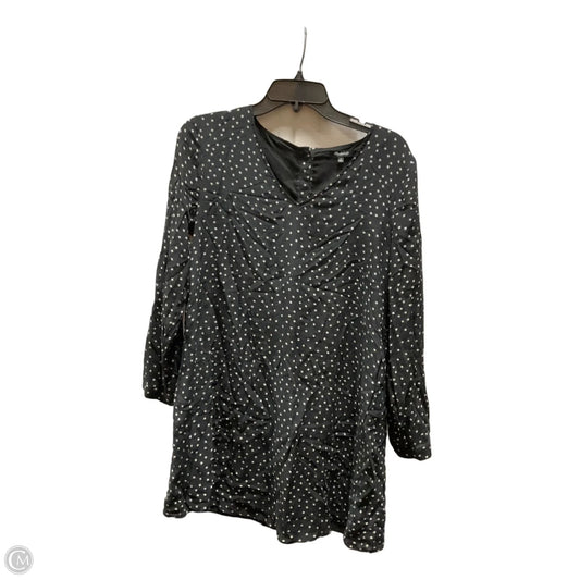 Dress Casual Midi By Madewell In Black & White, Size: M