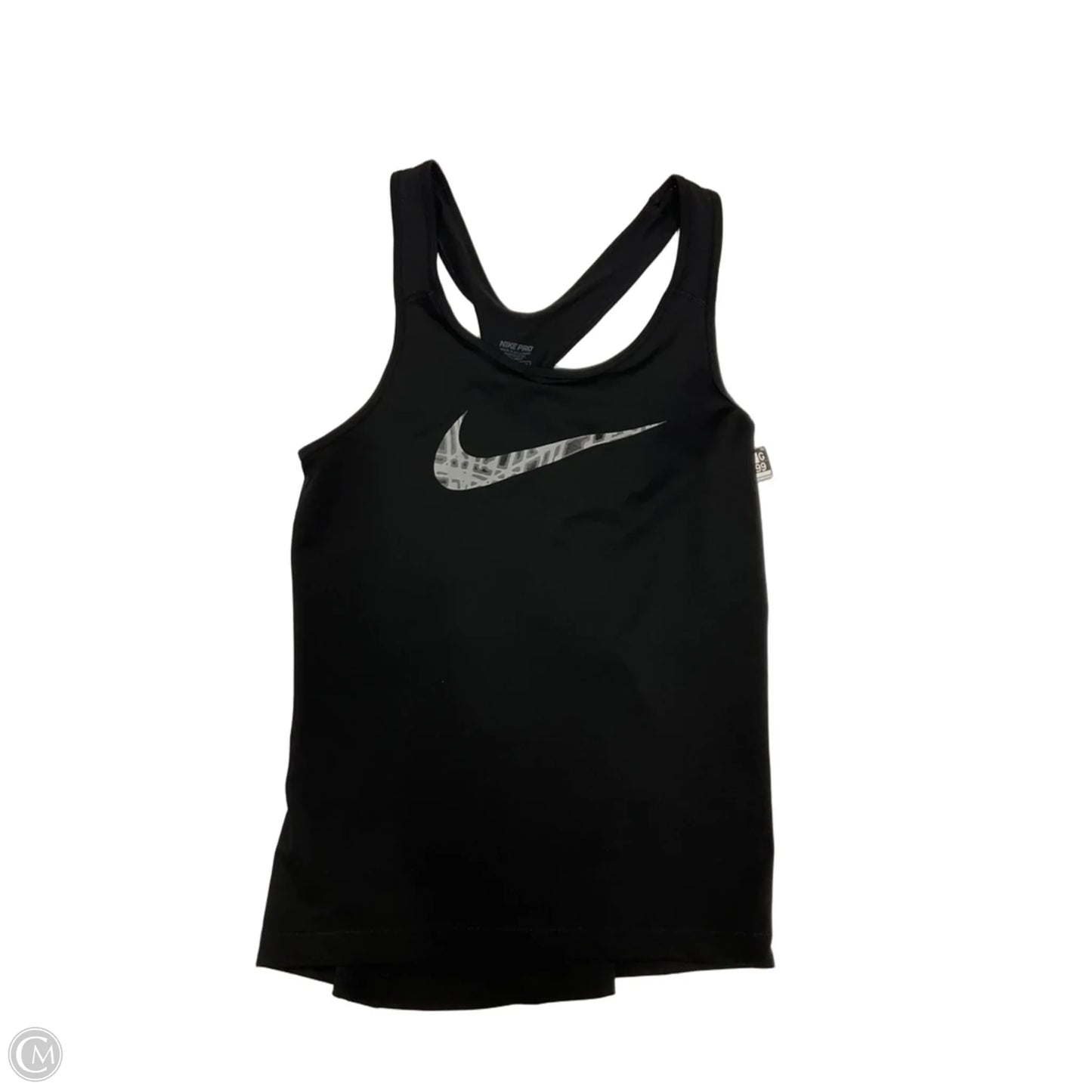 Athletic Tank Top By Nike In Black, Size: S