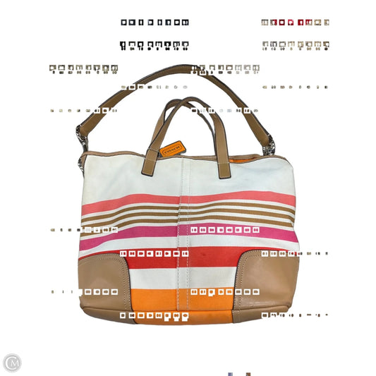 Handbag Designer By Coach, Size: Medium