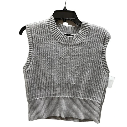 Top Sleeveless By Banana Republic In Grey, Size: L
