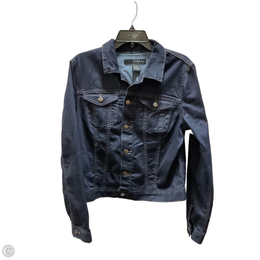 Jacket Denim By Calvin Klein In Blue Denim, Size: L