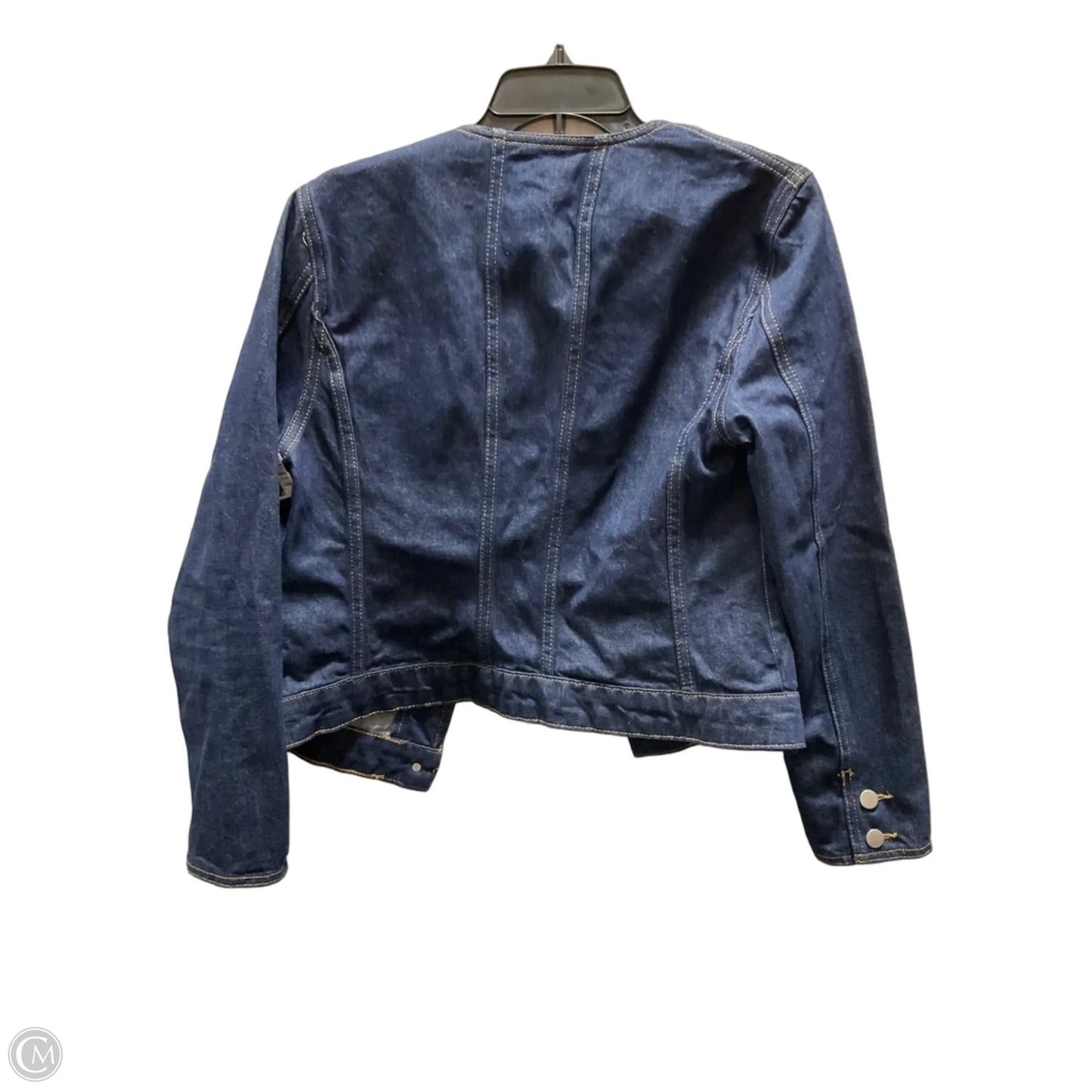 Jacket Denim By Zara In Blue Denim, Size: L