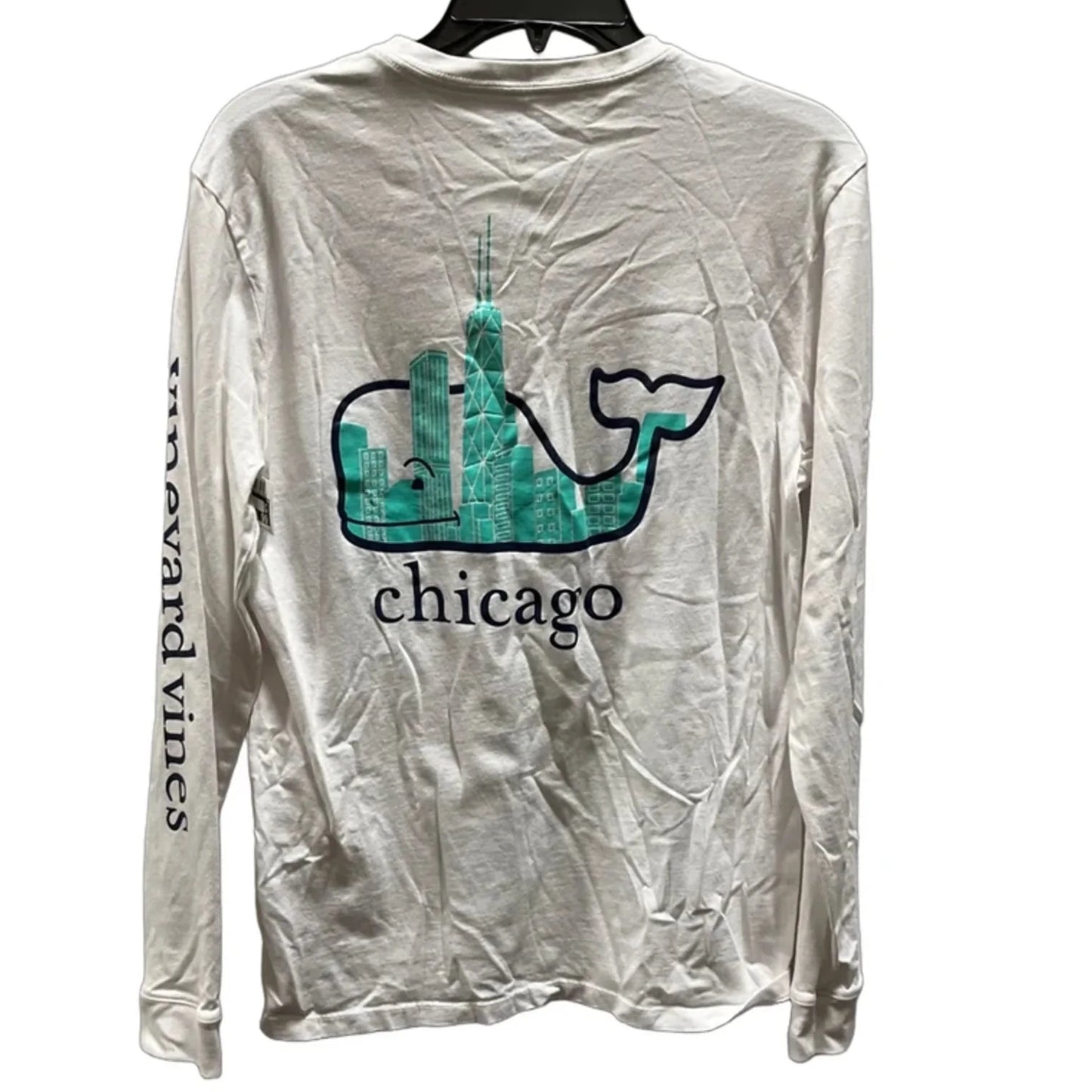 Top Long Sleeve By Vineyard Vines In White, Size: Xs