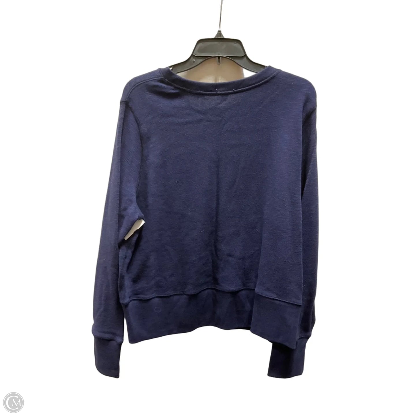 Top Long Sleeve By Gap In Navy, Size: Xl