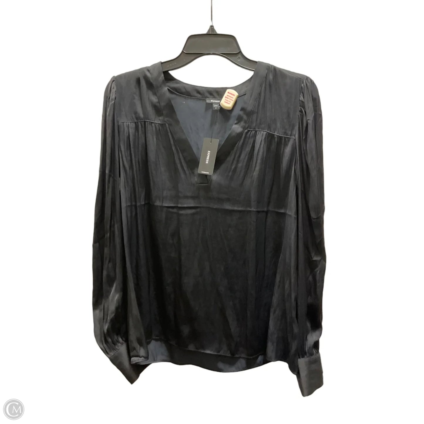 Top Long Sleeve By Express In Black, Size: M