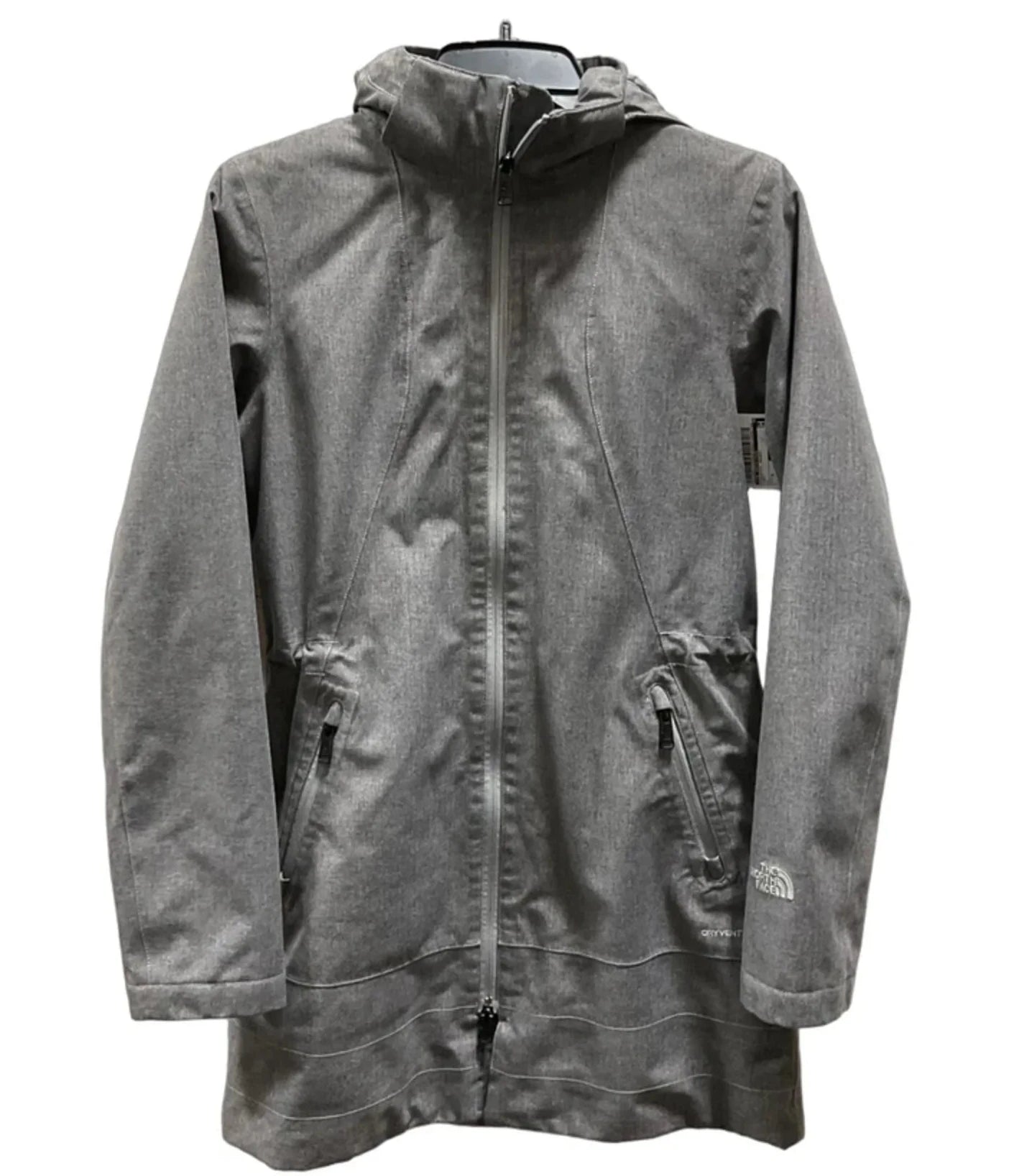 Athletic Jacket By The North Face In Grey, Size: S