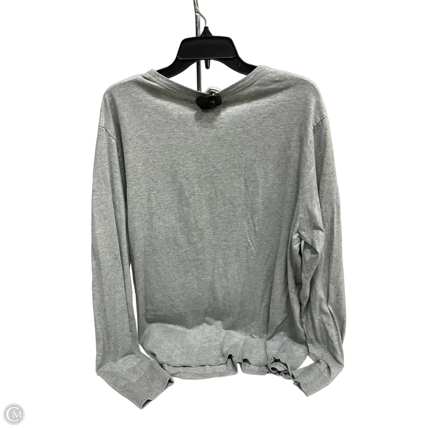 Athletic Top Long Sleeve Crewneck By Nike Apparel In Grey, Size: Xxl