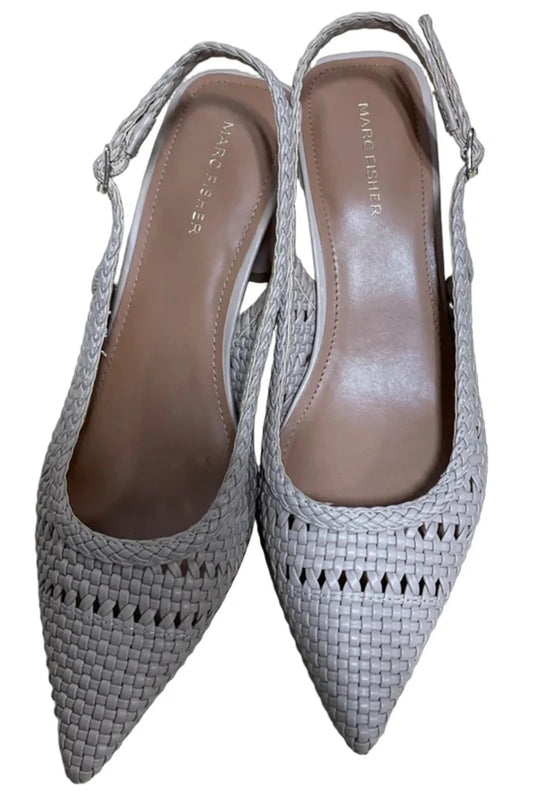 Shoes Heels Block By Marc Fisher In Tan, Size: 9.5