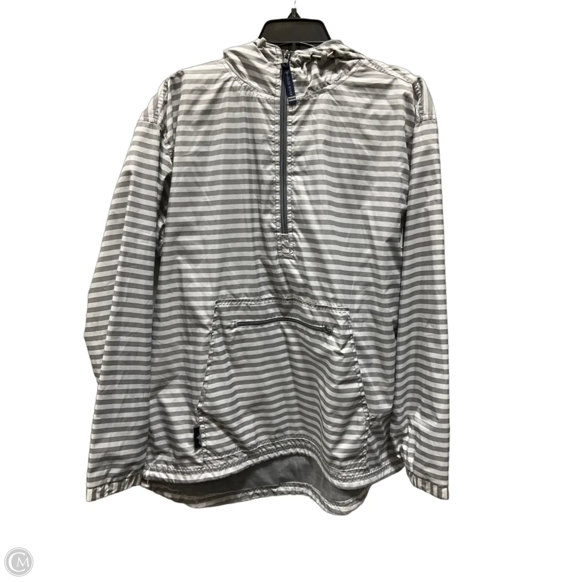 Jacket Windbreaker By Cmf In Striped Pattern, Size: Xl