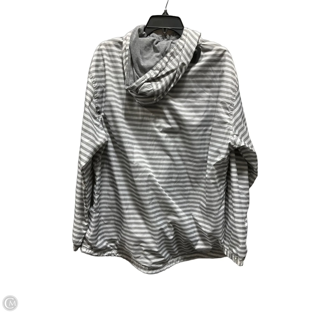 Jacket Windbreaker By Cmf In Striped Pattern, Size: Xl